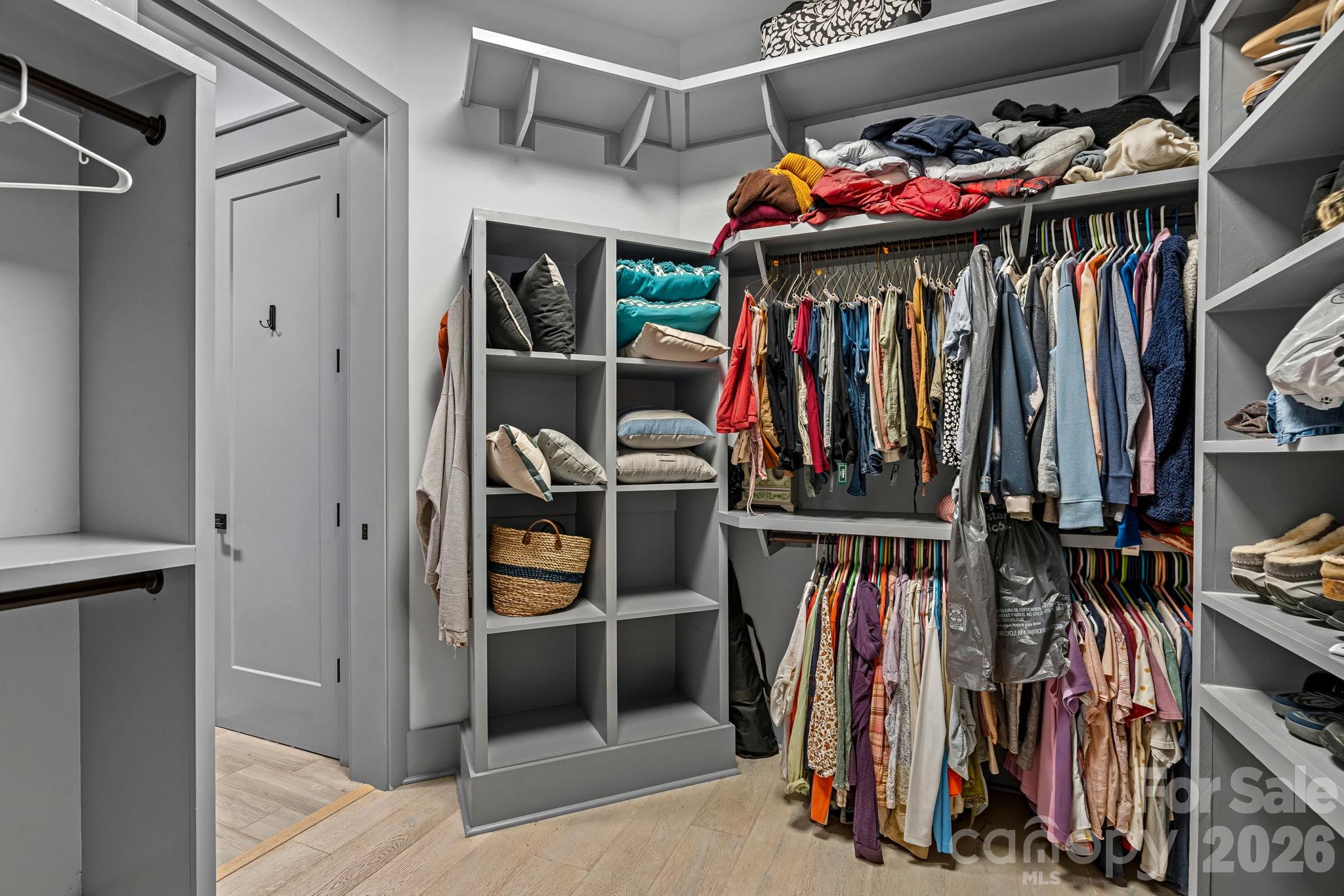 Primary Closet - 6536 Stephens Road, Huntersville