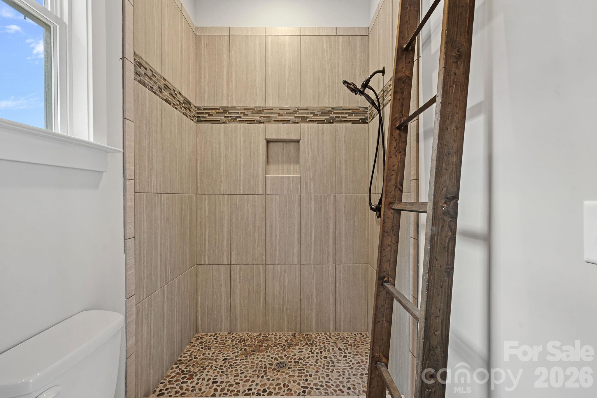 Shower In Second Living Quarters - 6536 Stephens Road, Huntersville