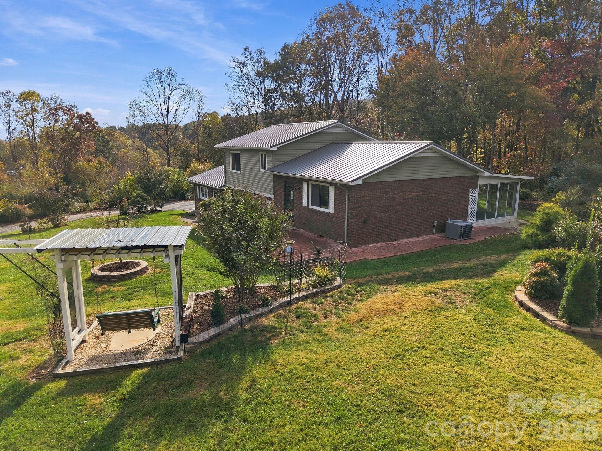 Yard View - 208 Ball Gap Road, Arden