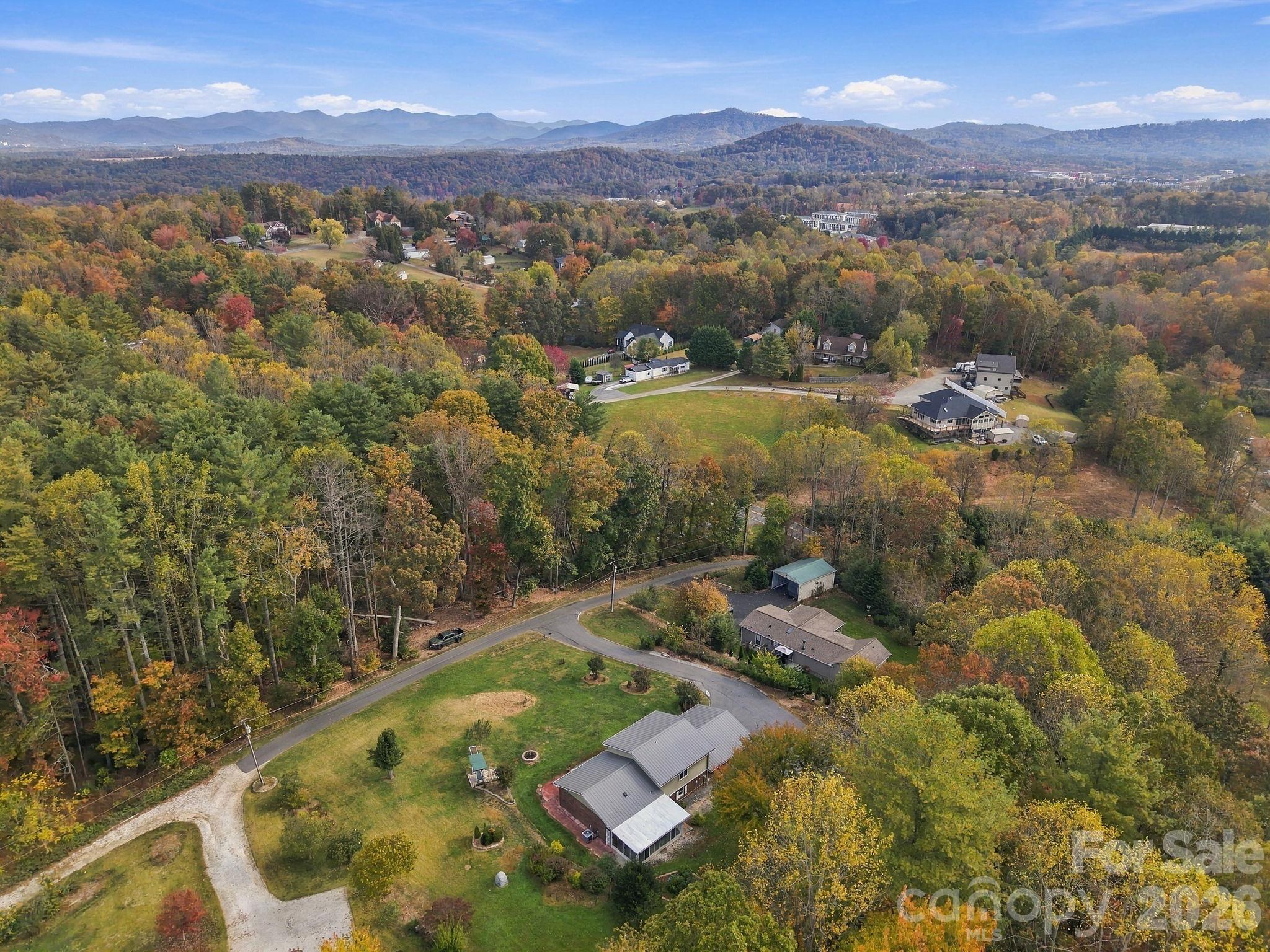 Aerial View of Neighborhood - 208 Ball Gap Road, Arden