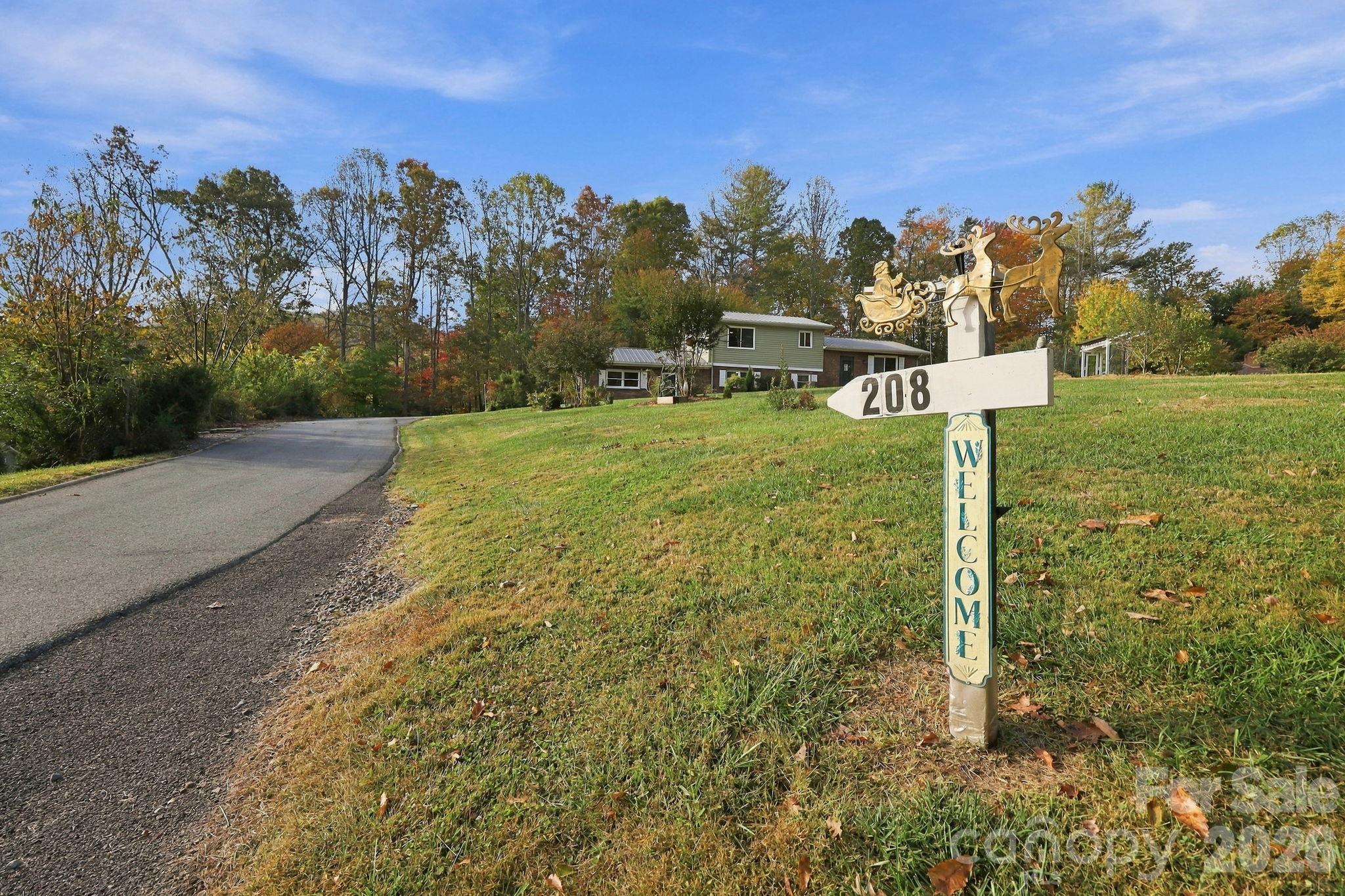 Driveway and Front Lawn - 208 Ball Gap Road, Arden