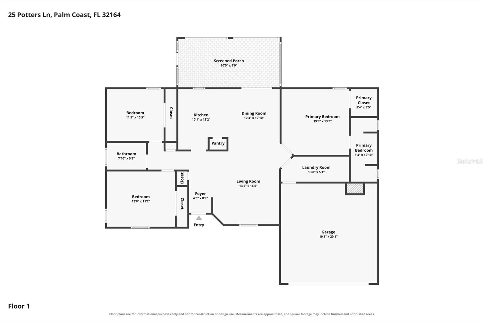 Single Family Residence at 25 POTTERS LN, PALM COAST, photo 50 of 63