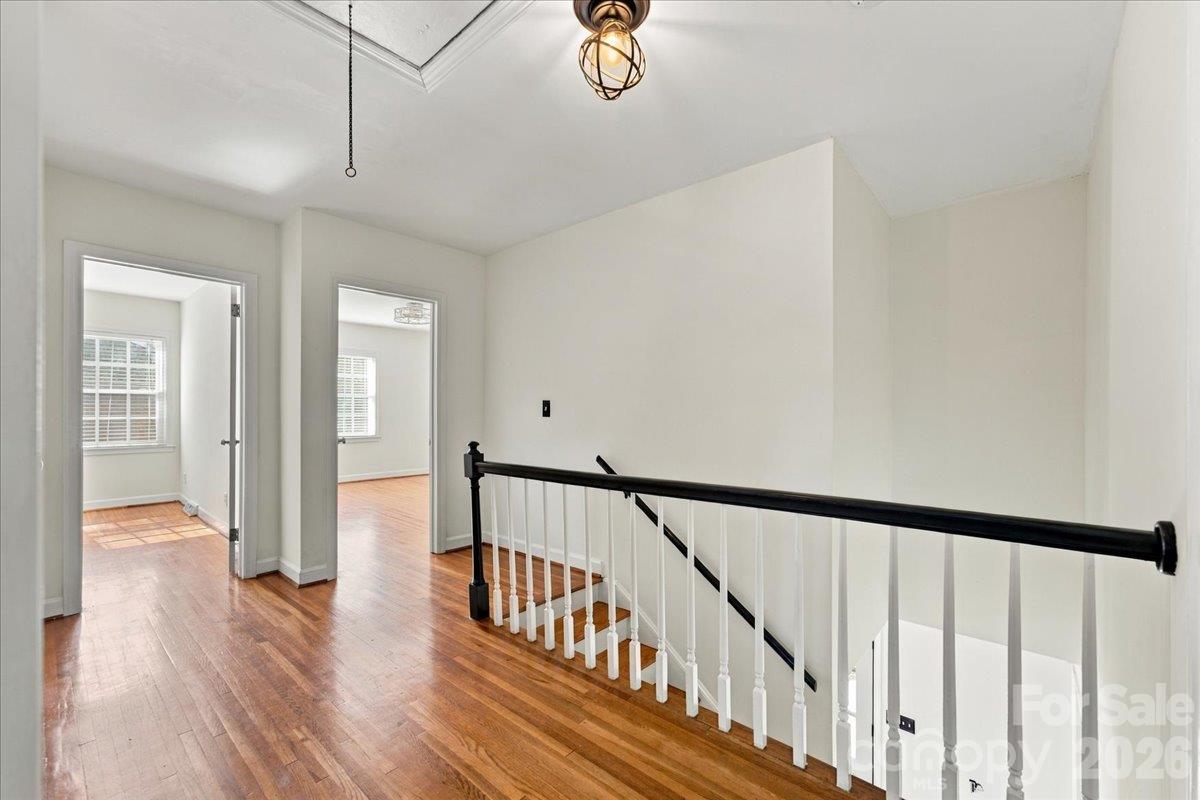 primary bedroom to the right - 1312 Redcoat Drive, Charlotte