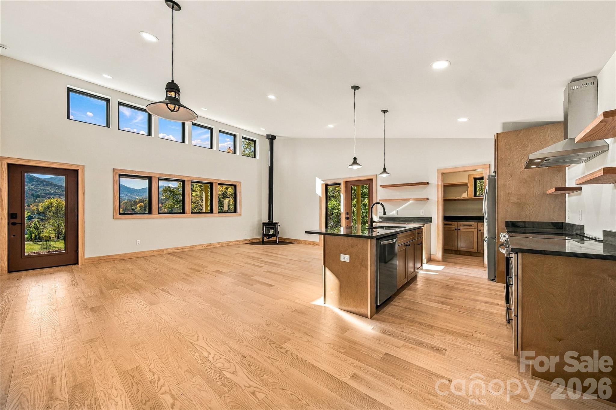 Open, airy living spaces designed to capture natural light. - 205 Blue Moon Lane, Candler