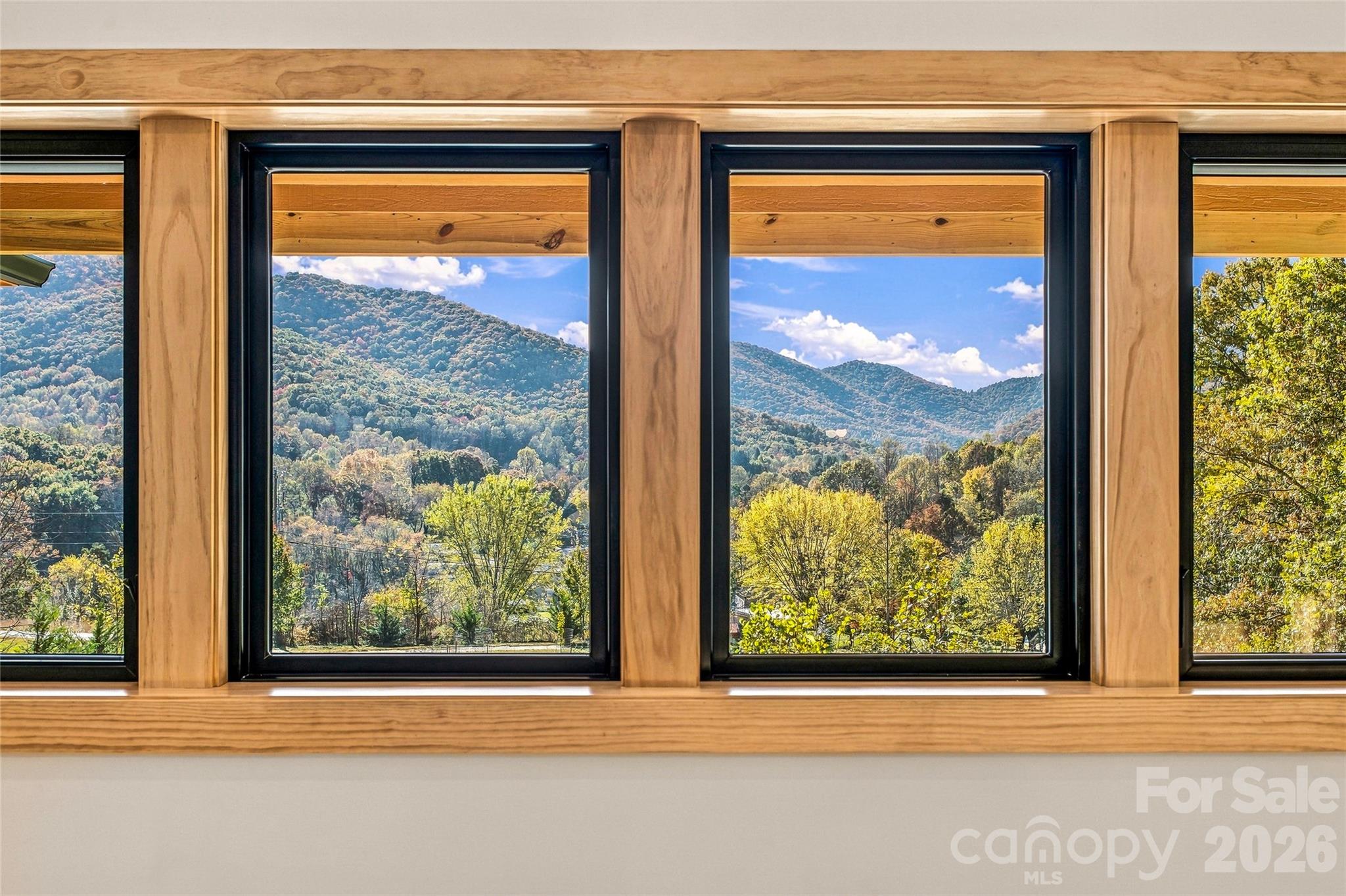 Picture-perfect mountain views framed by expansive windows. - 205 Blue Moon Lane, Candler
