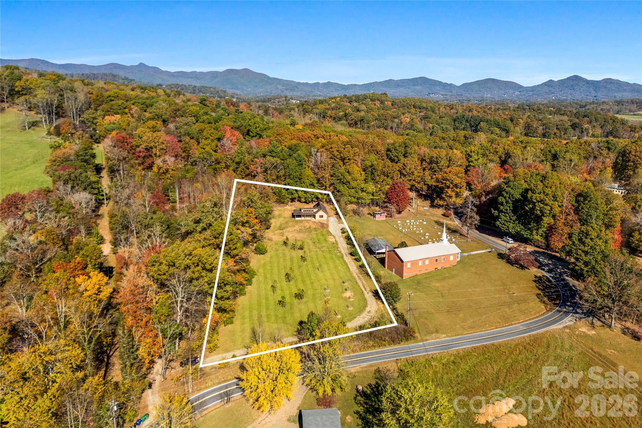 Rare combination of usable acreage and panoramic mountain views. - 205 Blue Moon Lane, Candler