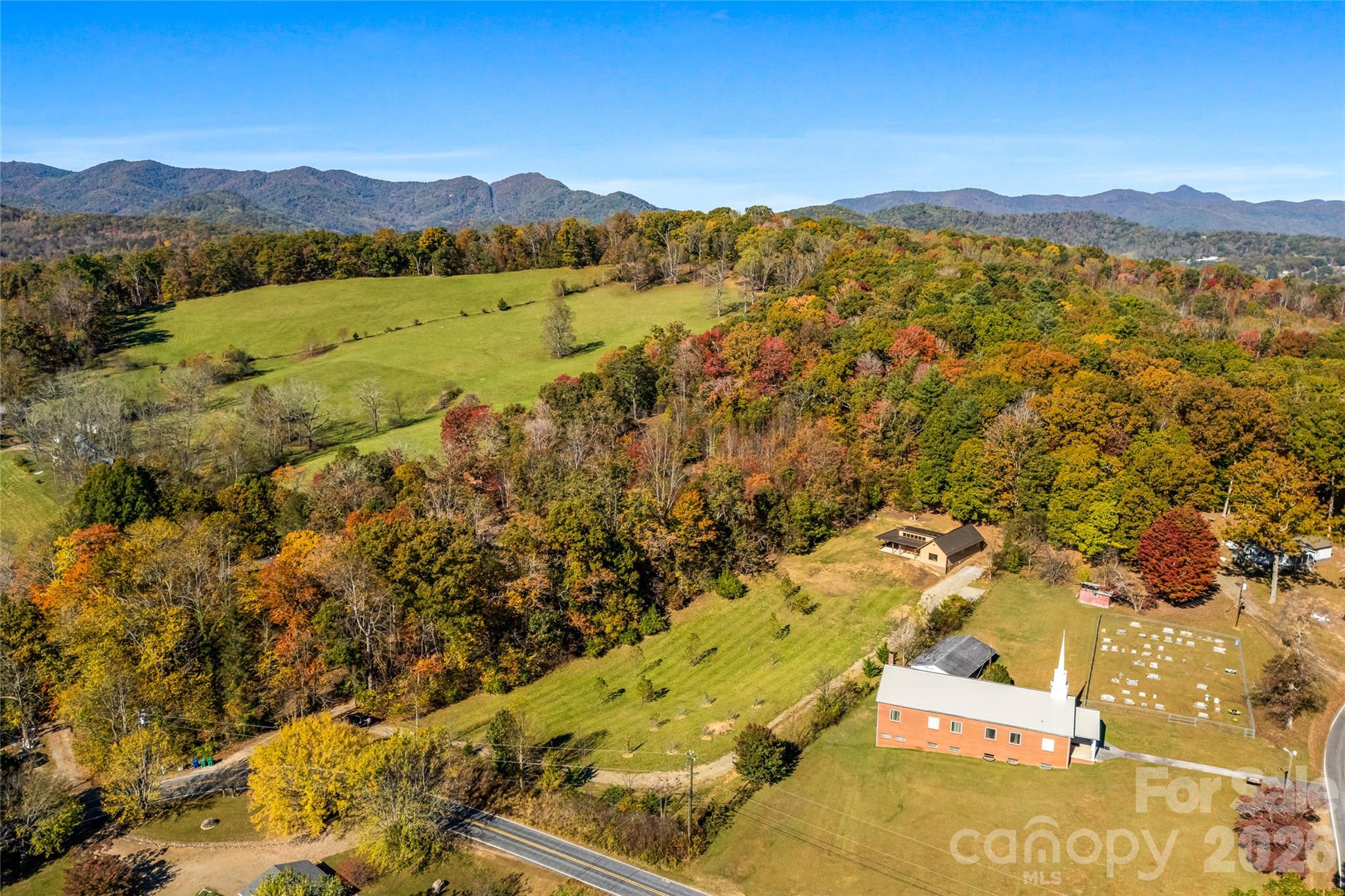Southern exposure and open land offer endless possibilities. - 205 Blue Moon Lane, Candler