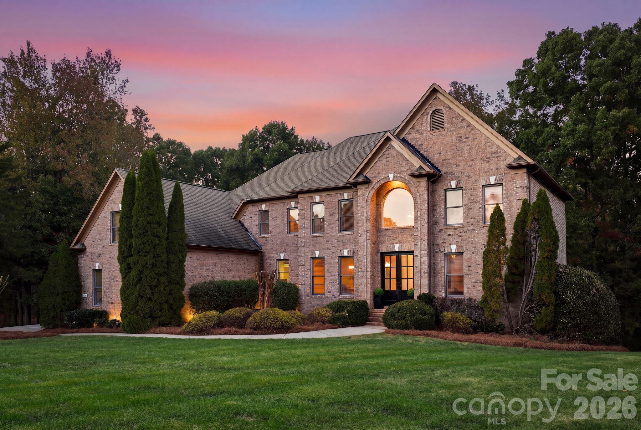 Front exterior - 8407 Rolling Fields Road, Mint Hill