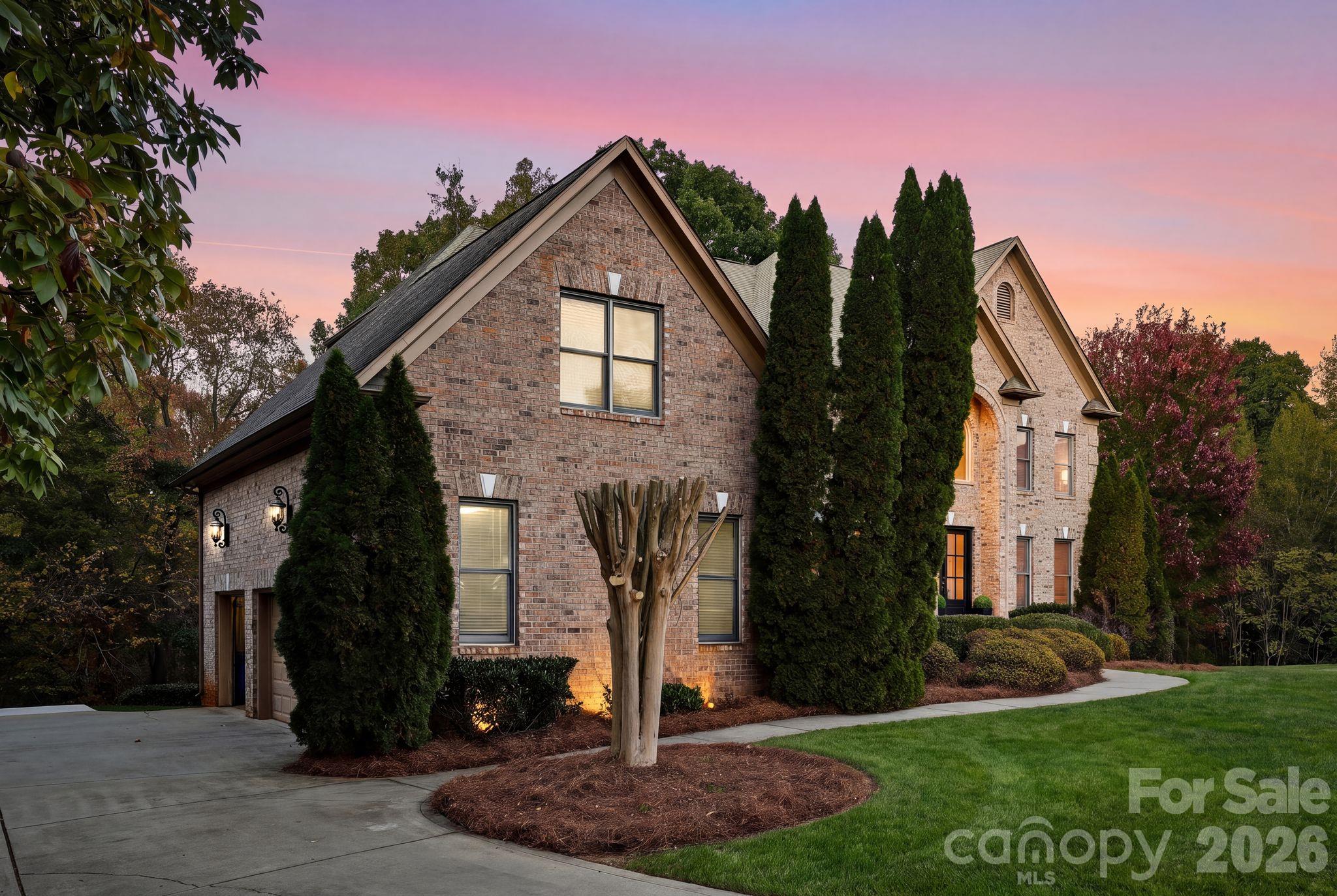 Front exterior - 8407 Rolling Fields Road, Mint Hill