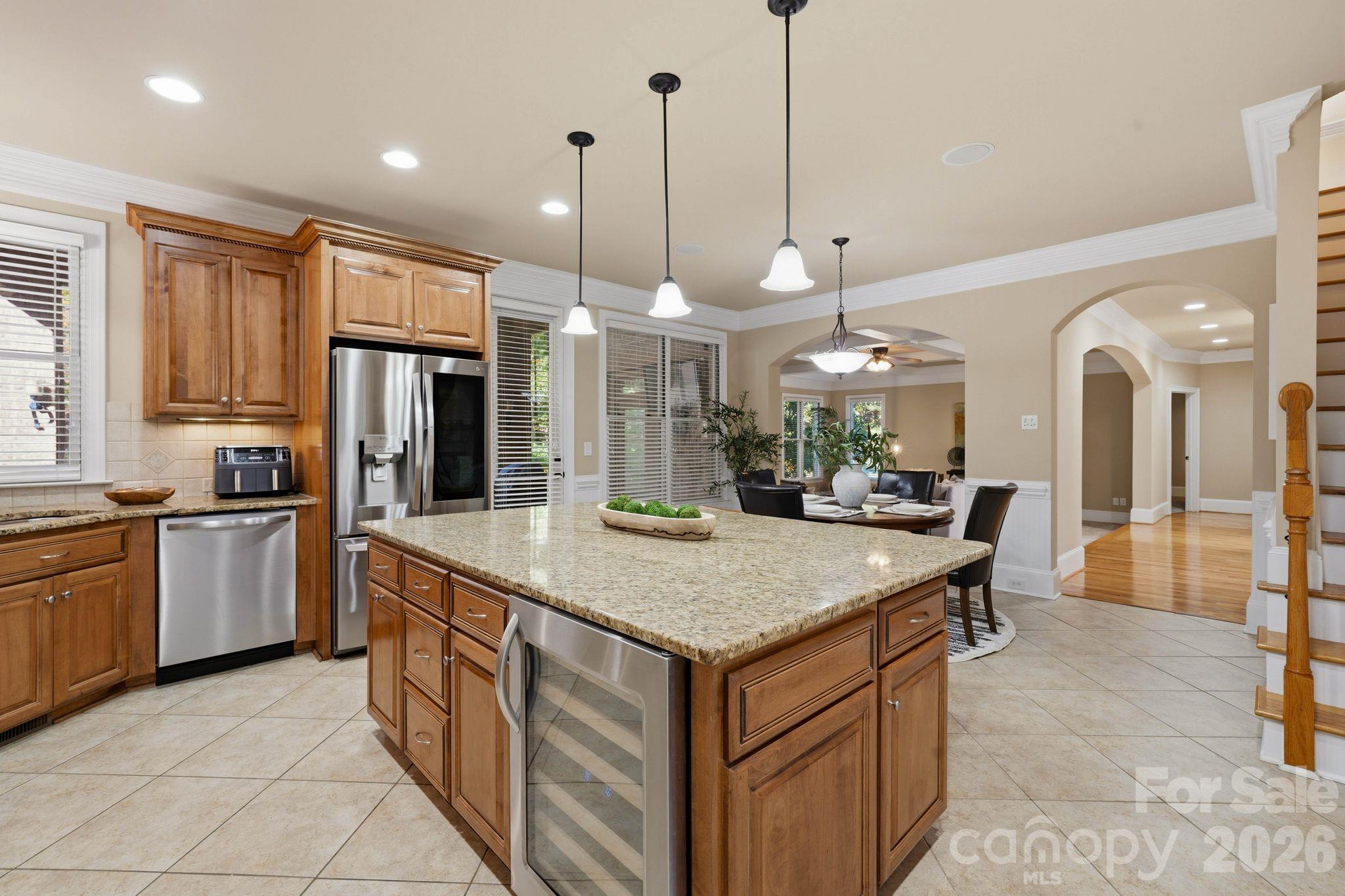 Kitchen (main level) - 8407 Rolling Fields Road, Mint Hill