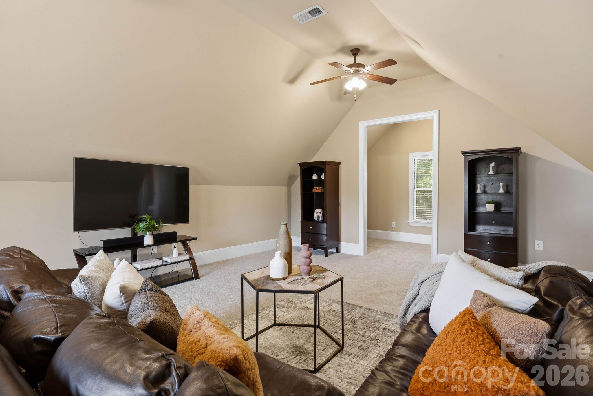 Bonus room (upper level) - 8407 Rolling Fields Road, Mint Hill