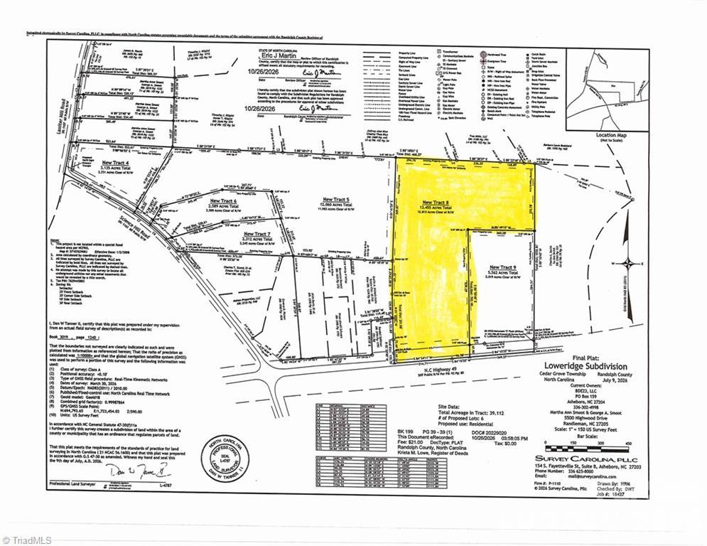 Acreage at Tract 8 NC 49 Highway, Asheboro