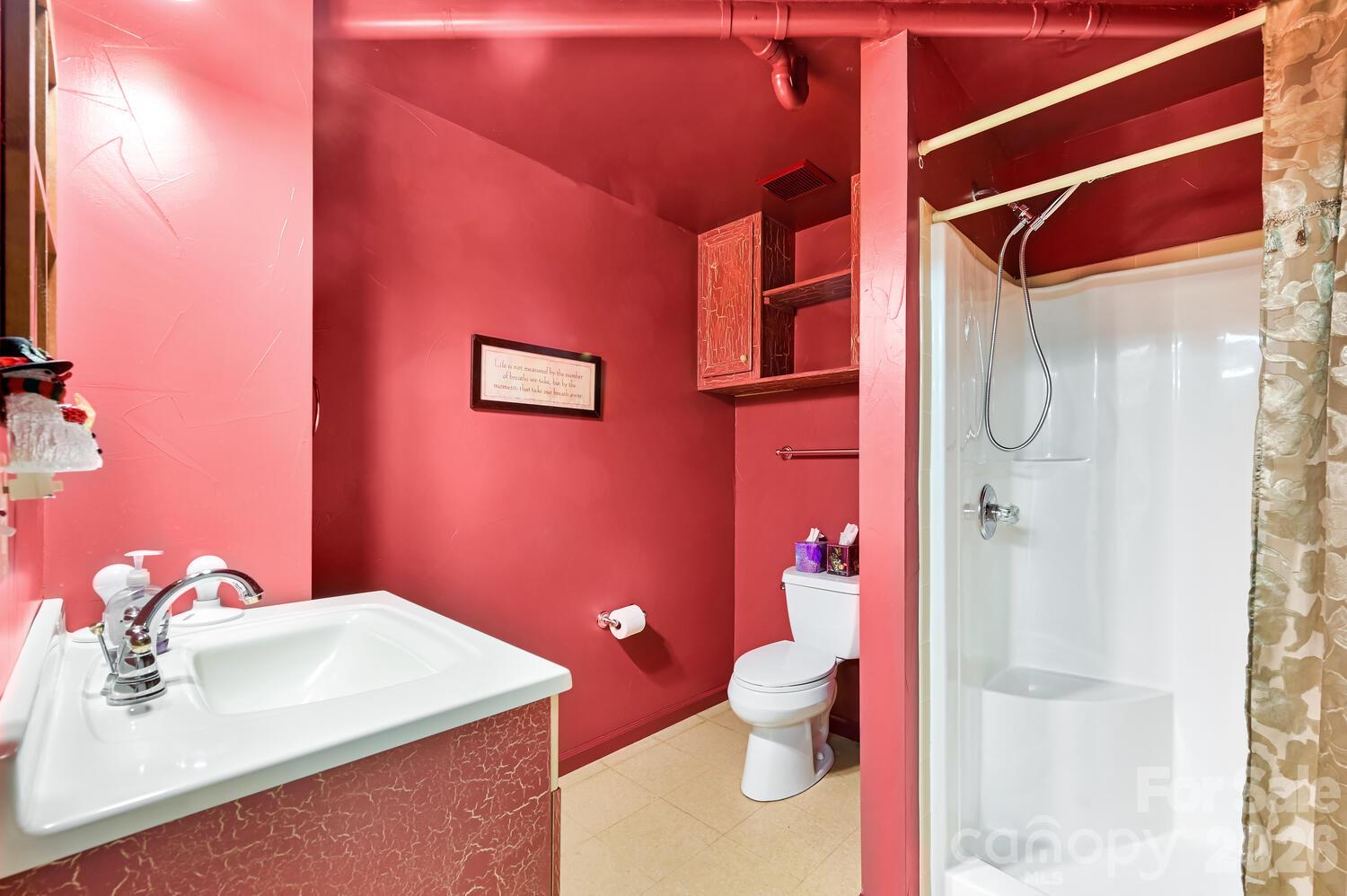 Lower level/basement full bath - 2 Ruffed Grouse Drive, Weaverville