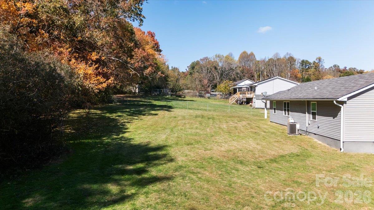 view from back yard - 11 Spring Lake Drive, Fletcher