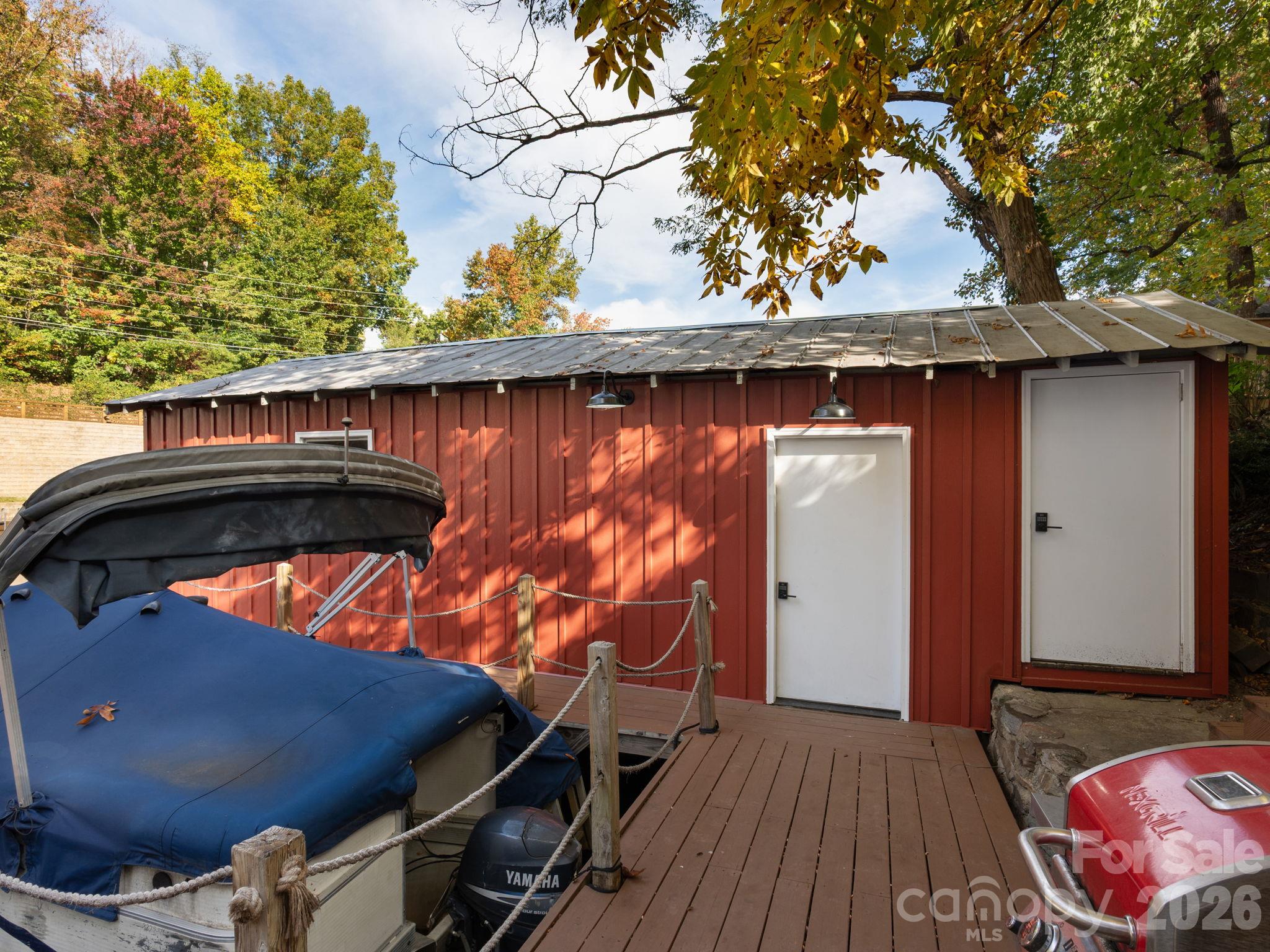 Boathouse off the Main House - 1942 Memorial Highway, Lake Lure