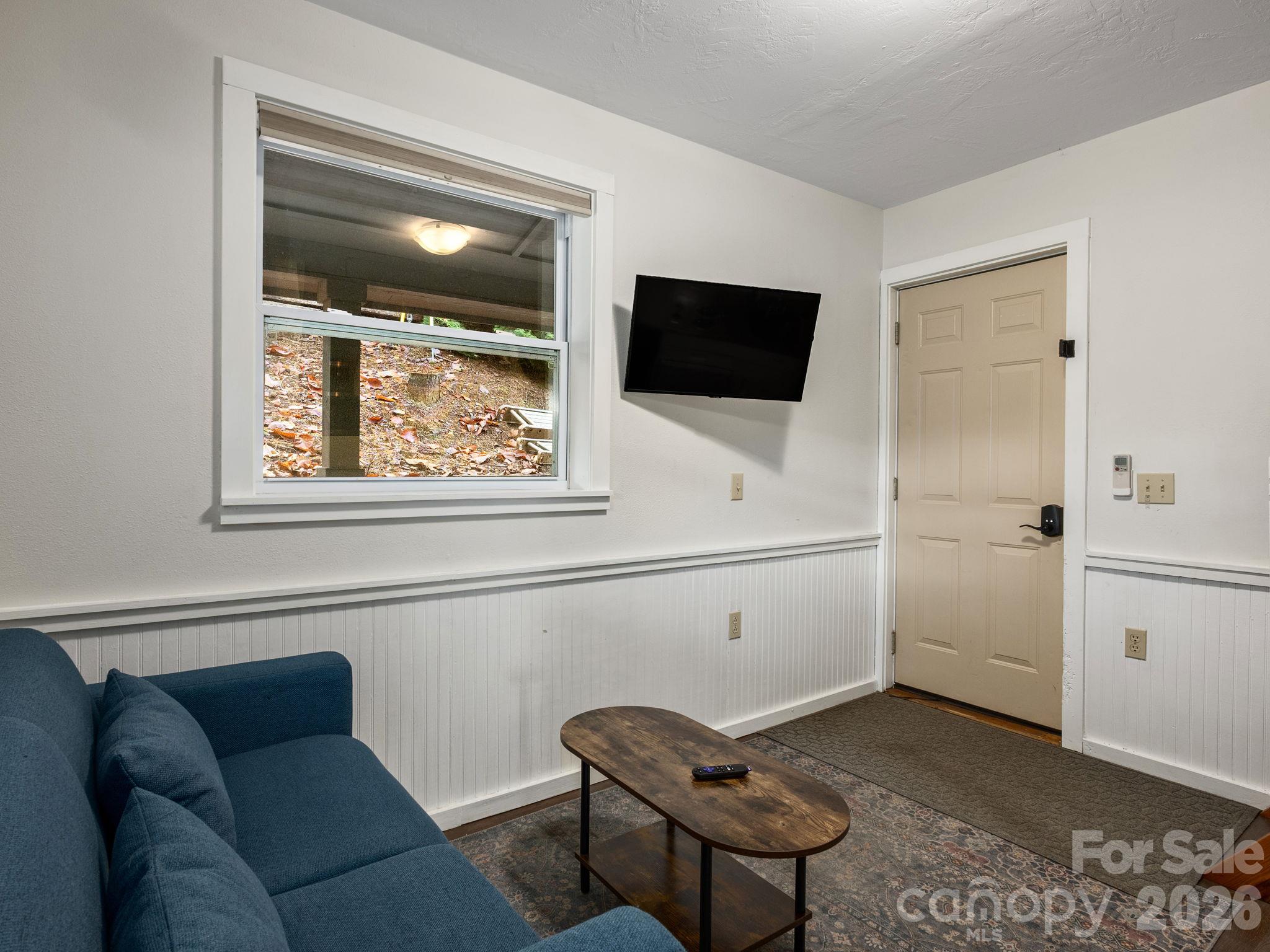 Living Space in the Guest Cottage - 1942 Memorial Highway, Lake Lure