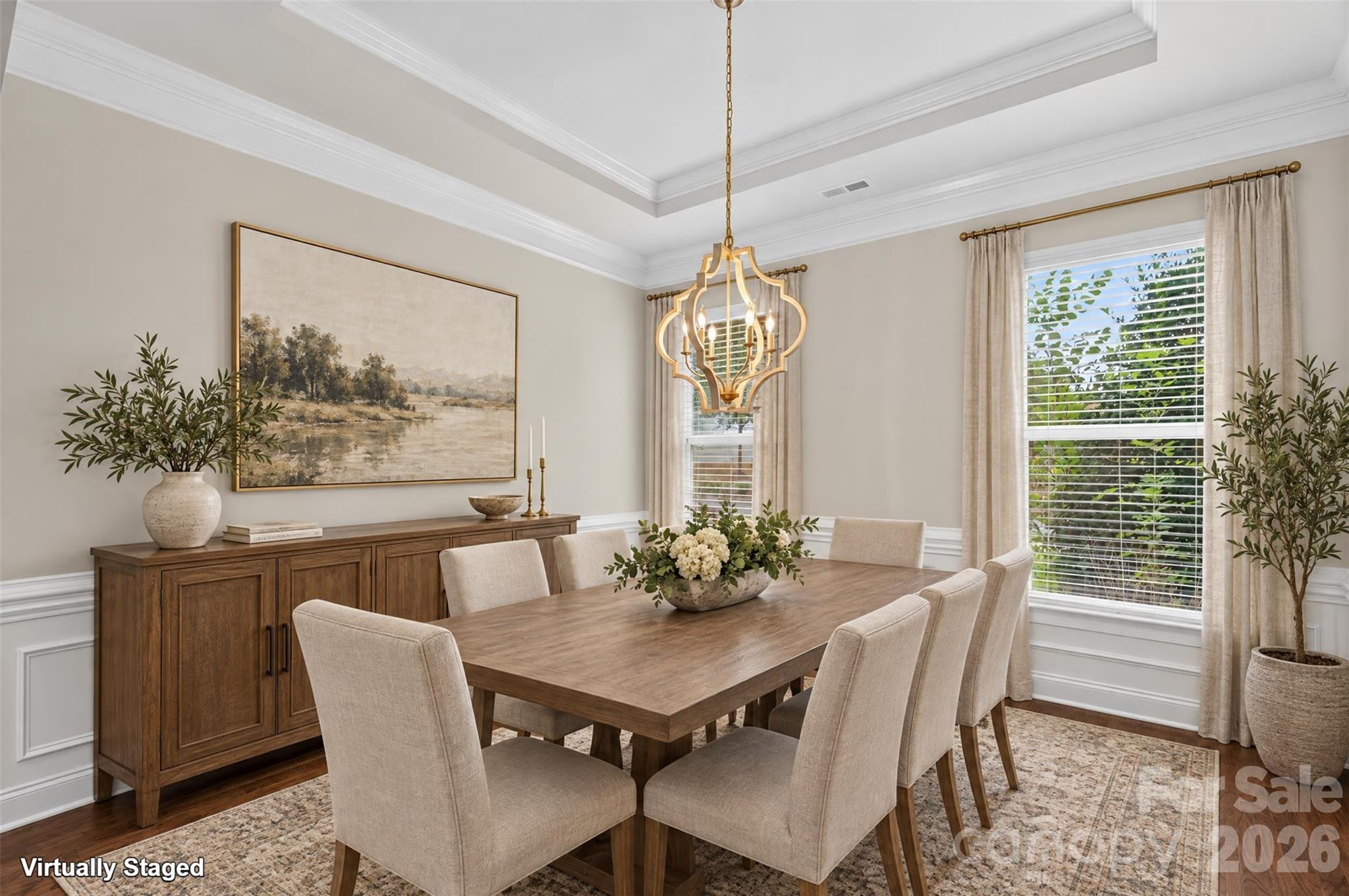 Dining Room - 1601 Painted Horse Drive, Indian Trail