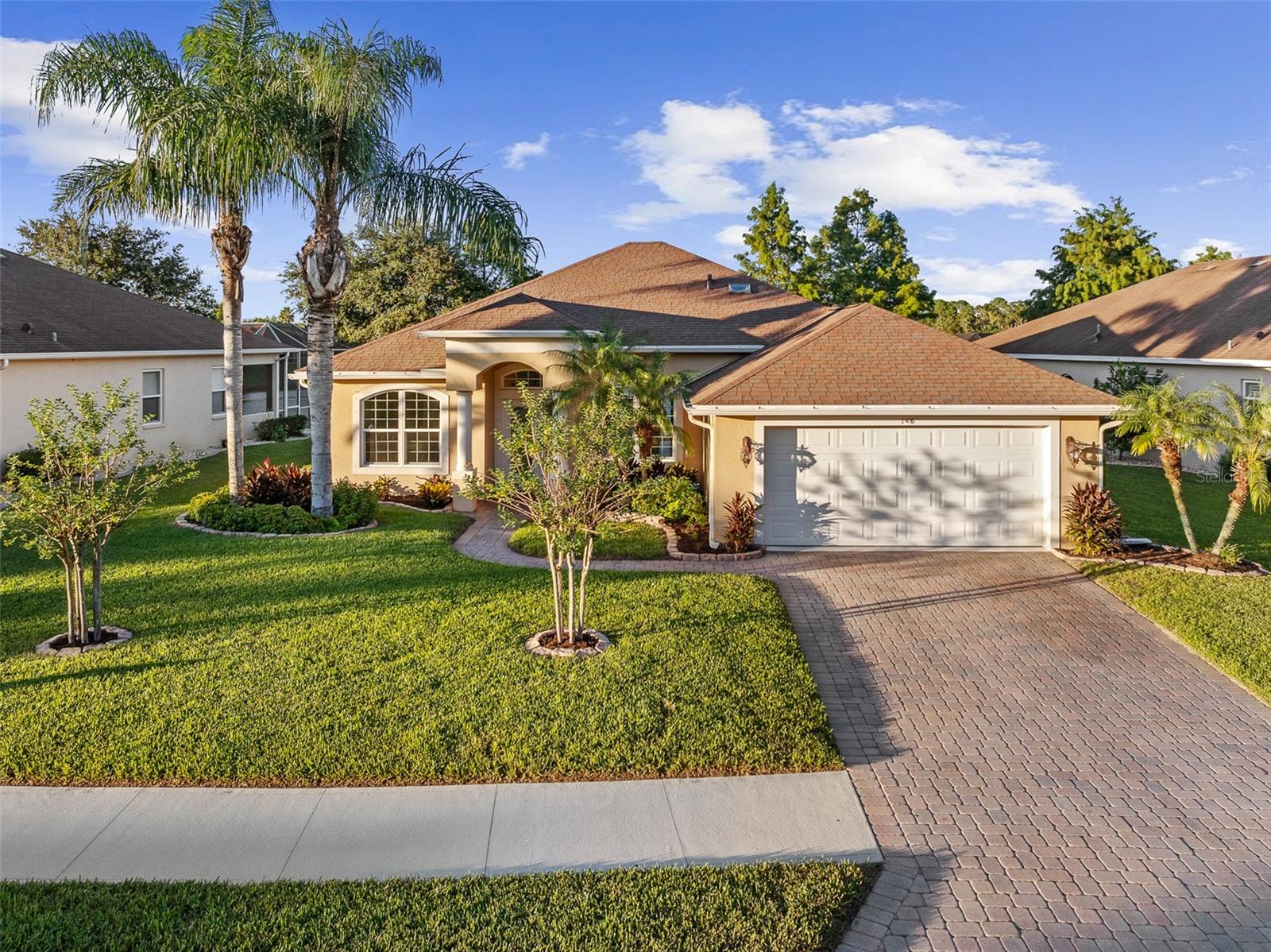 Front view- no home across street conservation area - 146 ARENA LAKE DR, PALM COAST