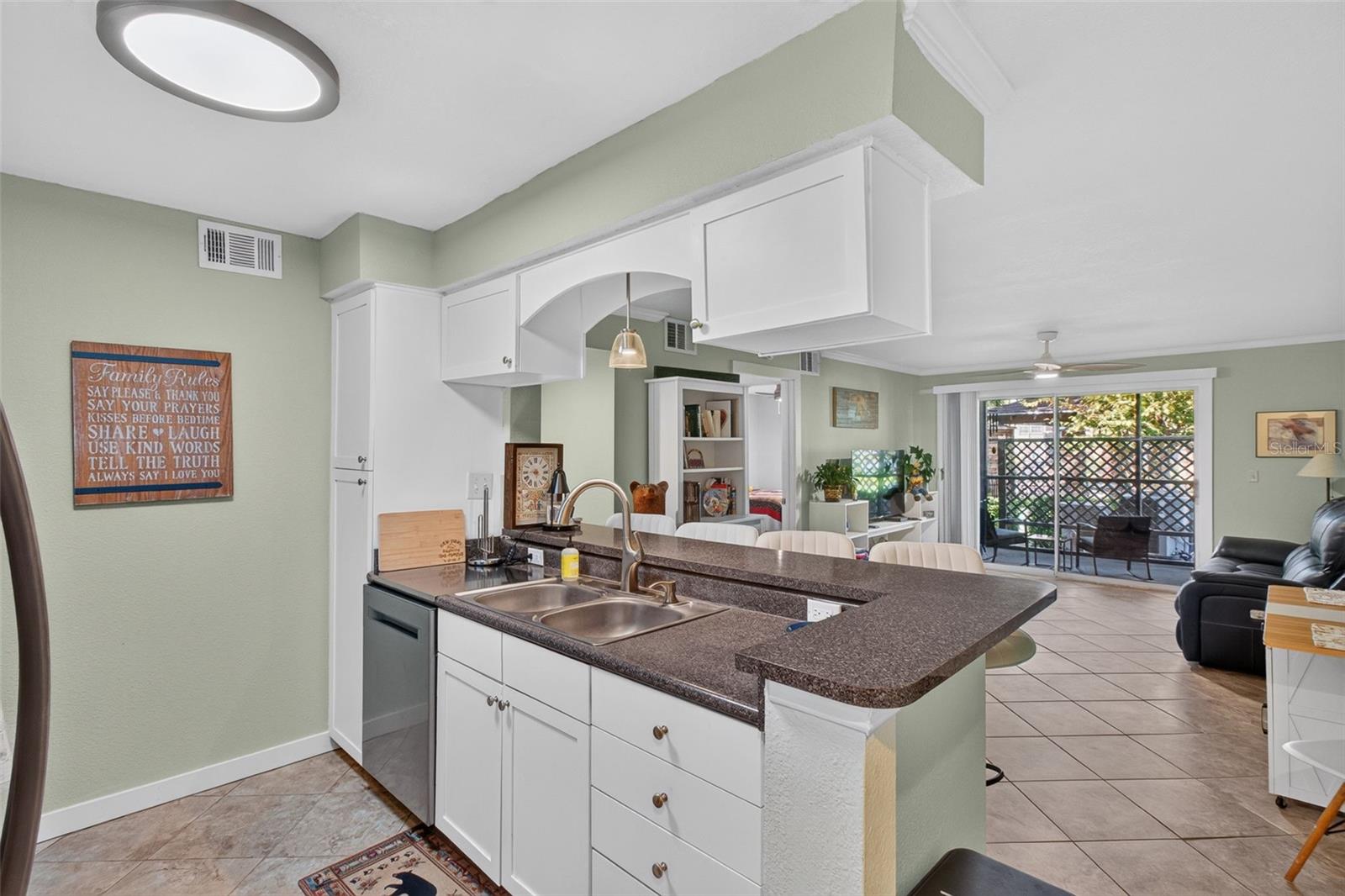 Open Floor plan view from front door - 2500 WINDING CREEK BLVD #I106, CLEARWATER