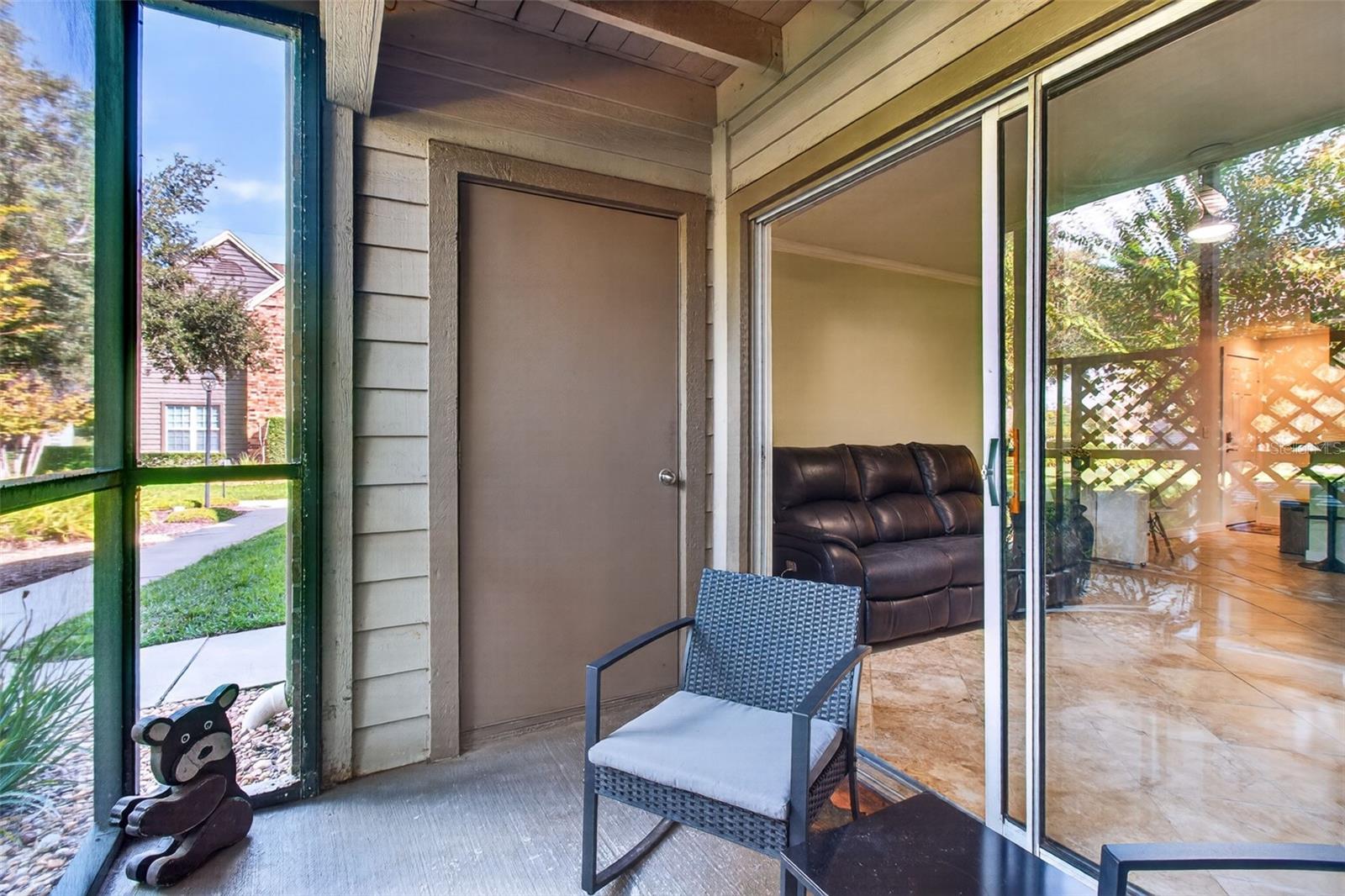 Rear porch & storage closet - 2500 WINDING CREEK BLVD #I106, CLEARWATER