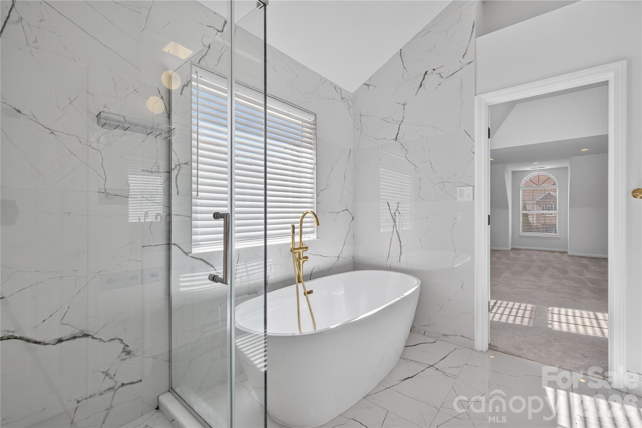 Freestanding luxury acrylic bathtub for real sunbathing! - 12520 Vantage Point Lane, Huntersville