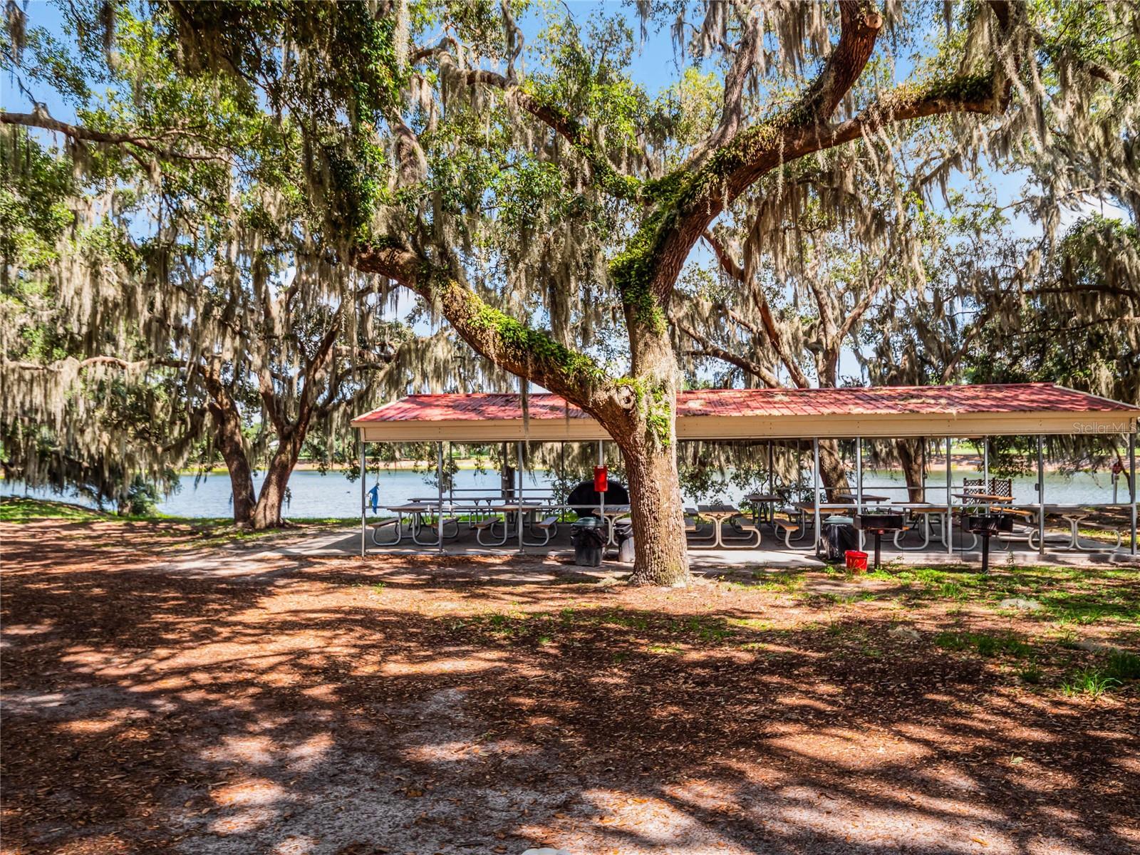 Picnic Pavilion, over-looking Lake Evert; one of four Catch & Release lakes within the community - 26233 NEWCOMBE CIR, LEESBURG