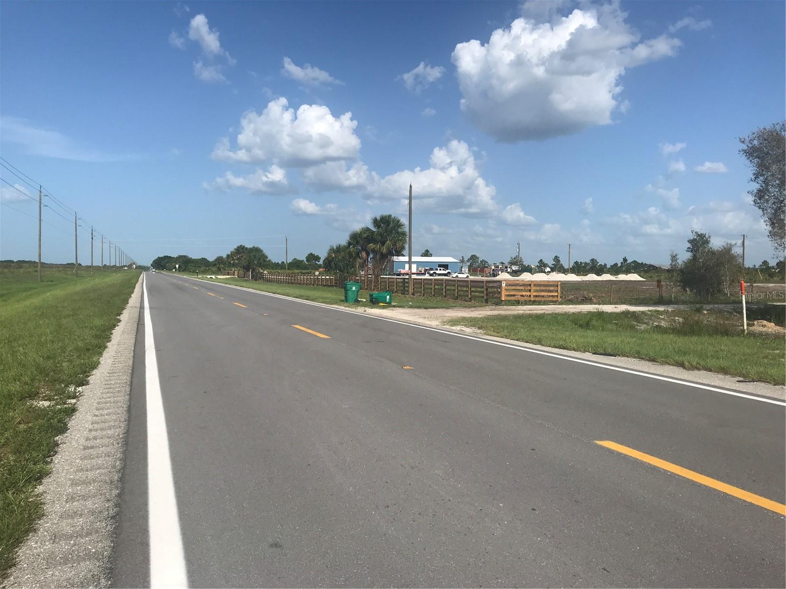 turn here into 70 Acres - 48091 BERMONT RD, PUNTA GORDA