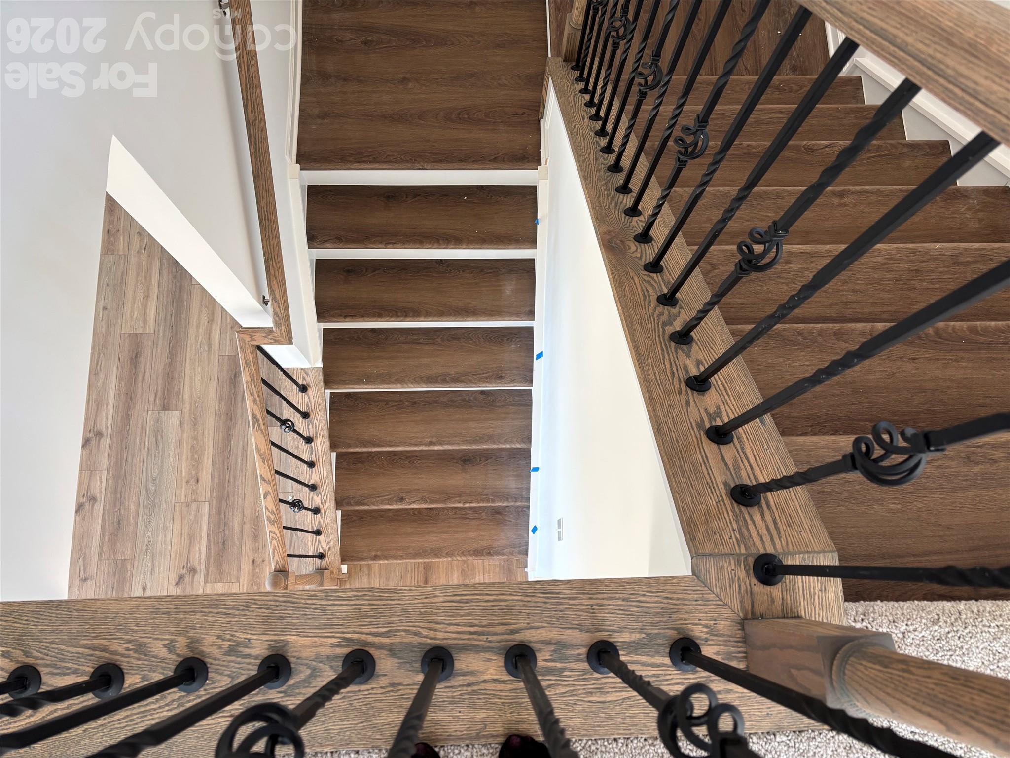 Pretty spindles going down! - 1735 Grassy Knoll Trail, Maiden