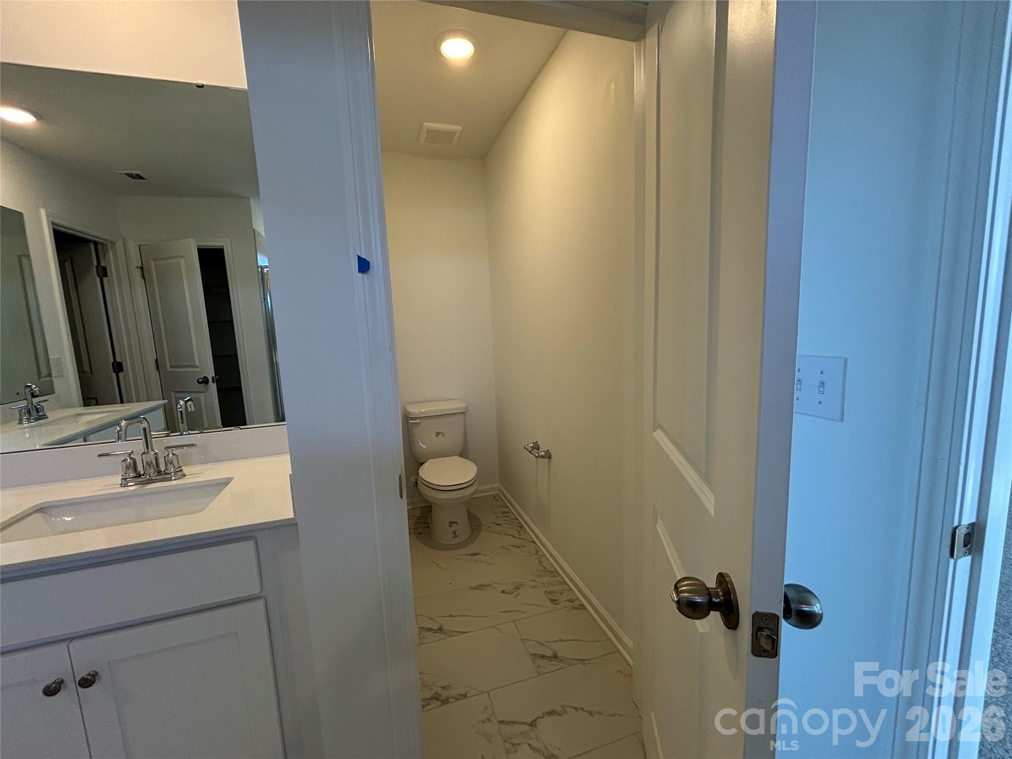 Nice spacious toilet room =) with a door - 1735 Grassy Knoll Trail, Maiden