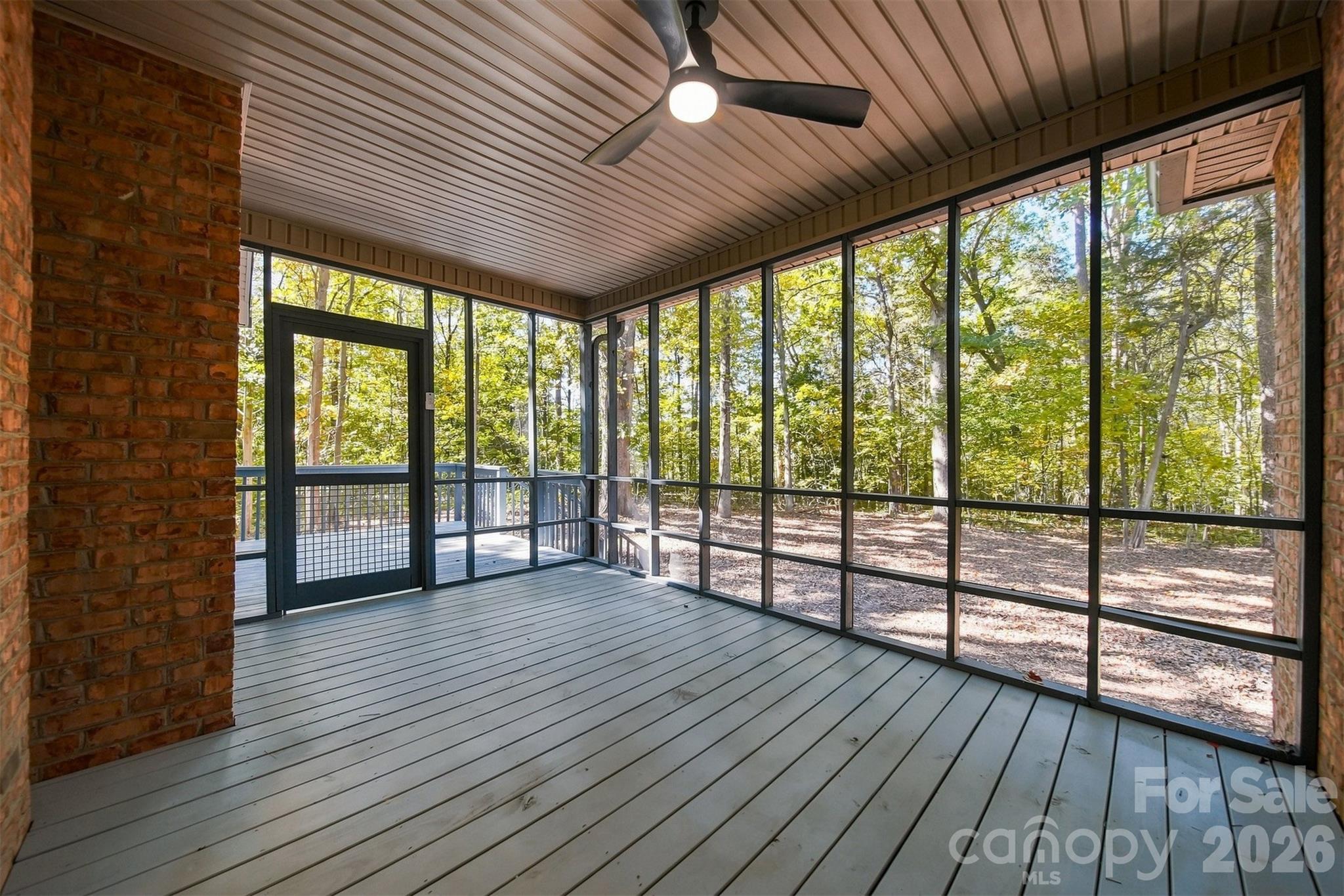 Enjoy evenings on the screened in porch! Maybe even put one of those swinging beds out here! - 3442 Sourwood Court, Lincolnton