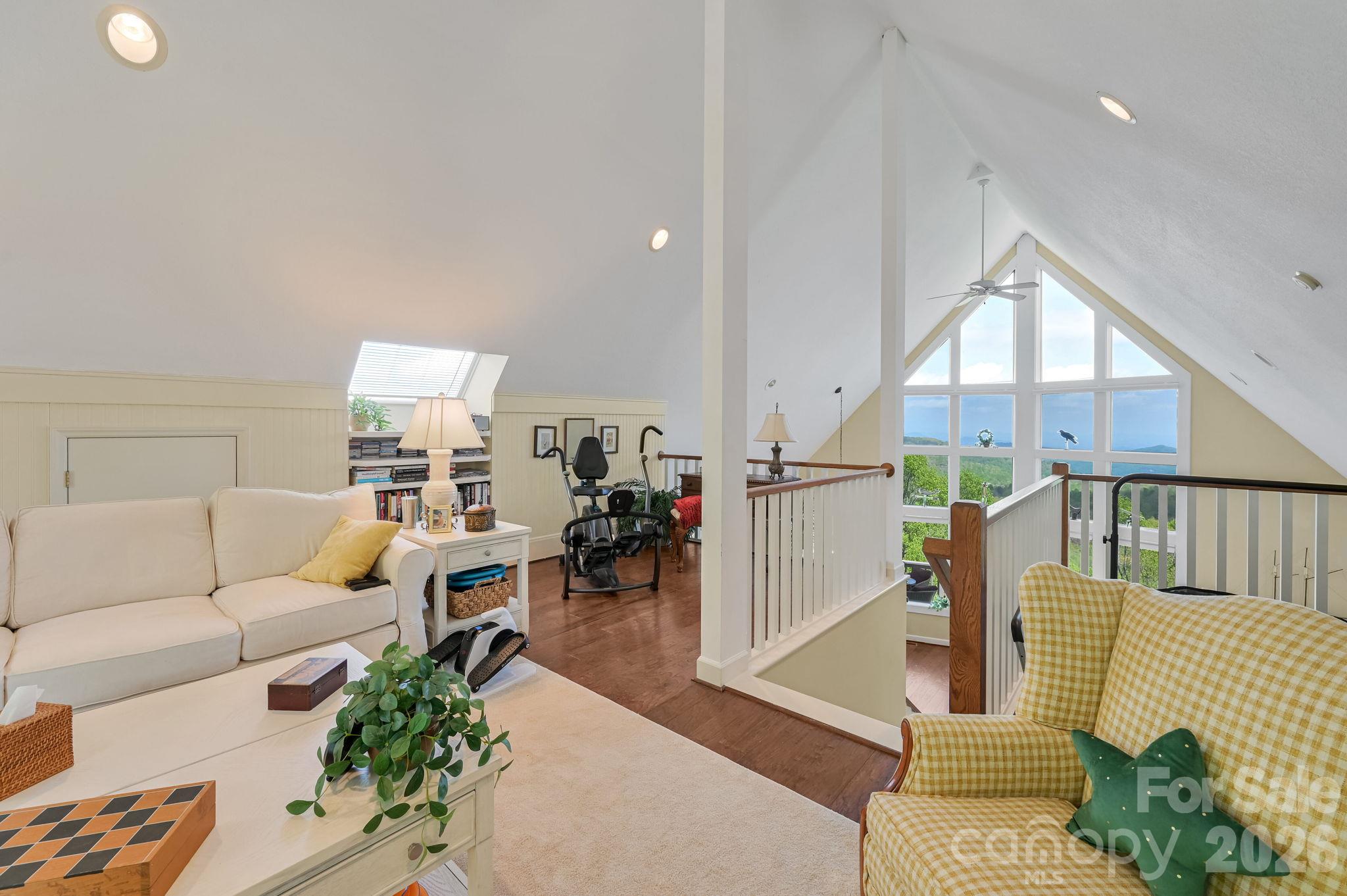 From the loft looking toward the view - 107 Fawns Rest None, Black Mountain
