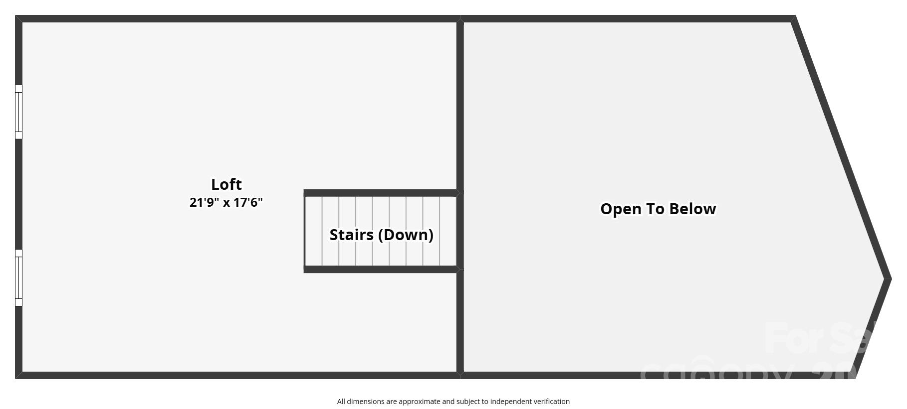 Loft floorplan - 107 Fawns Rest None, Black Mountain