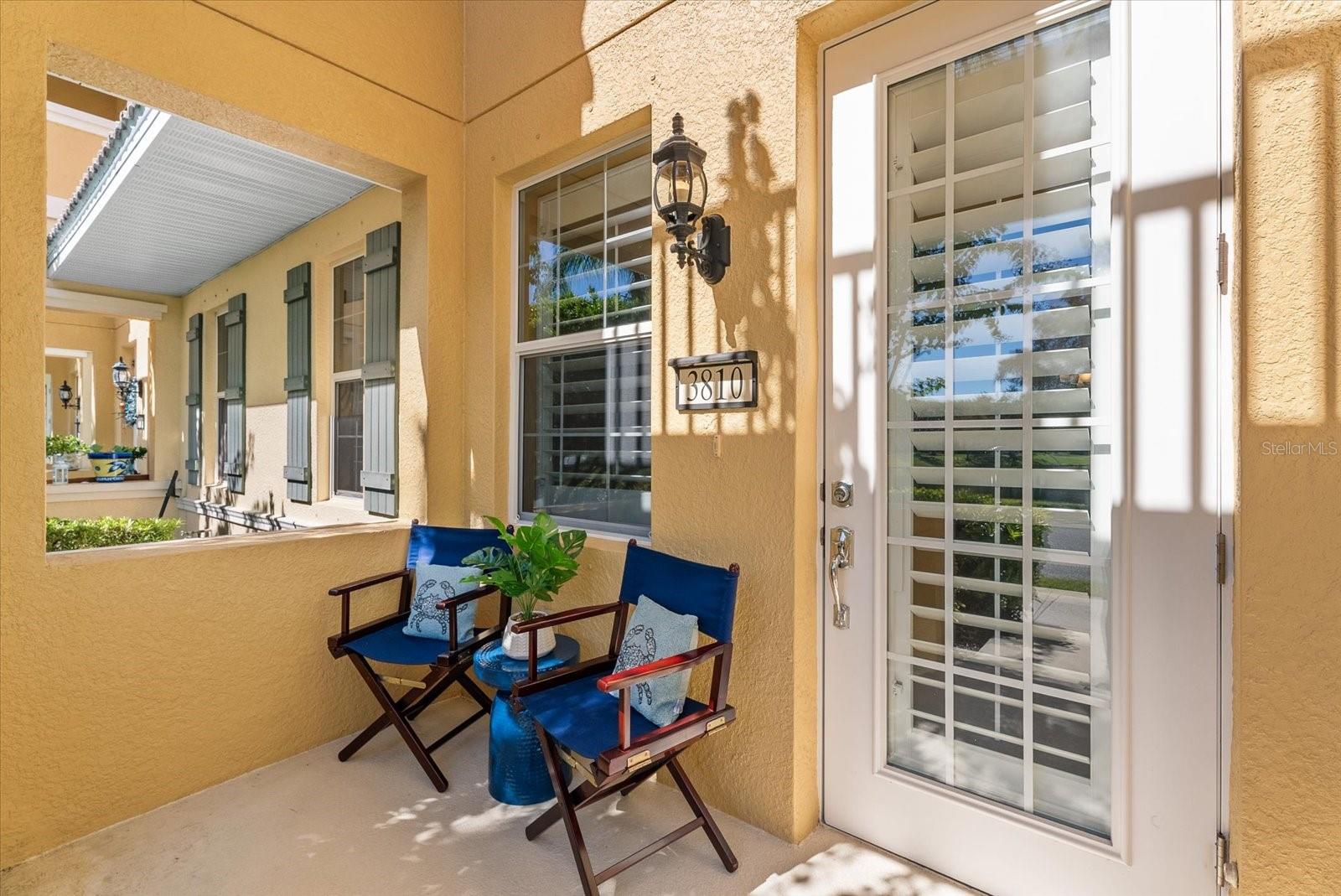 Front Porch - 3810 82ND AVENUE CIR E #104, SARASOTA