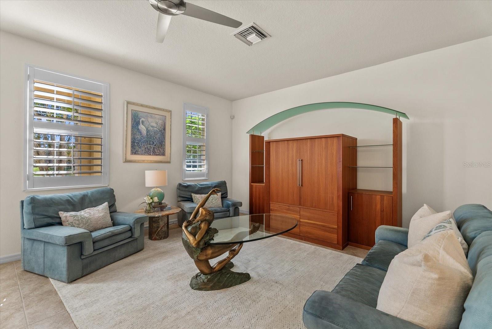 Living Room - 3810 82ND AVENUE CIR E #104, SARASOTA