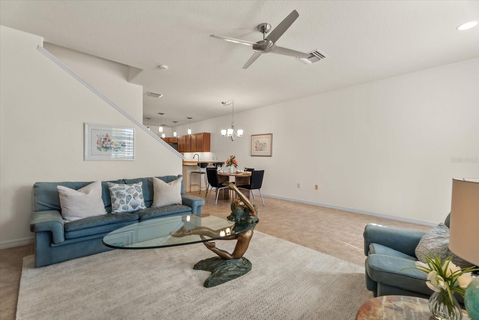 Living Room - 3810 82ND AVENUE CIR E #104, SARASOTA