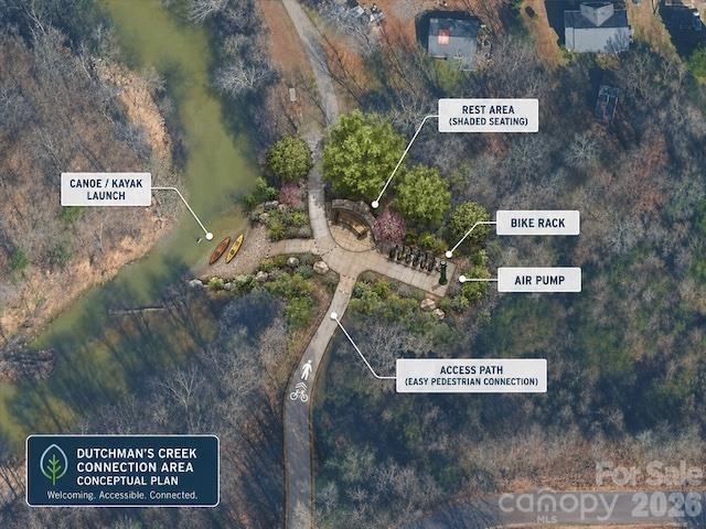 Conceptual kayak access to Dutchmans Creek - 000 N Alexander Street, Mount Holly