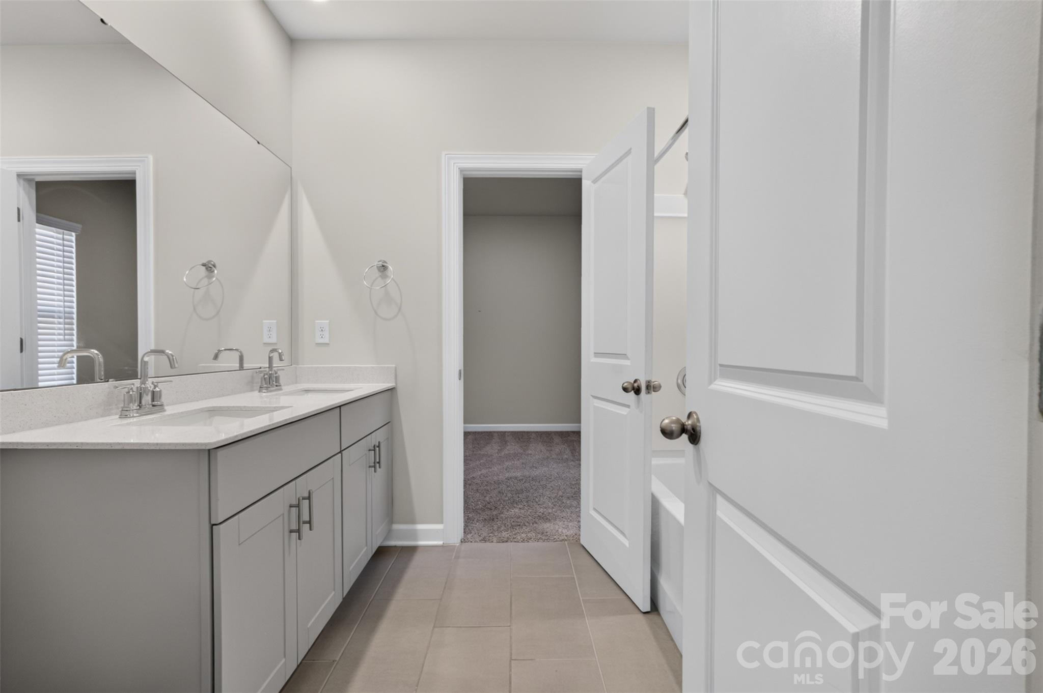 Jack & Jill bathroom - 9620 Festival Way, Charlotte