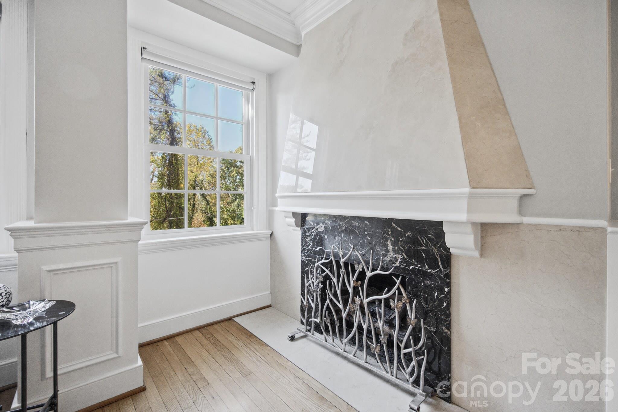 Marble Fireplace - 185 Macon Avenue, Asheville