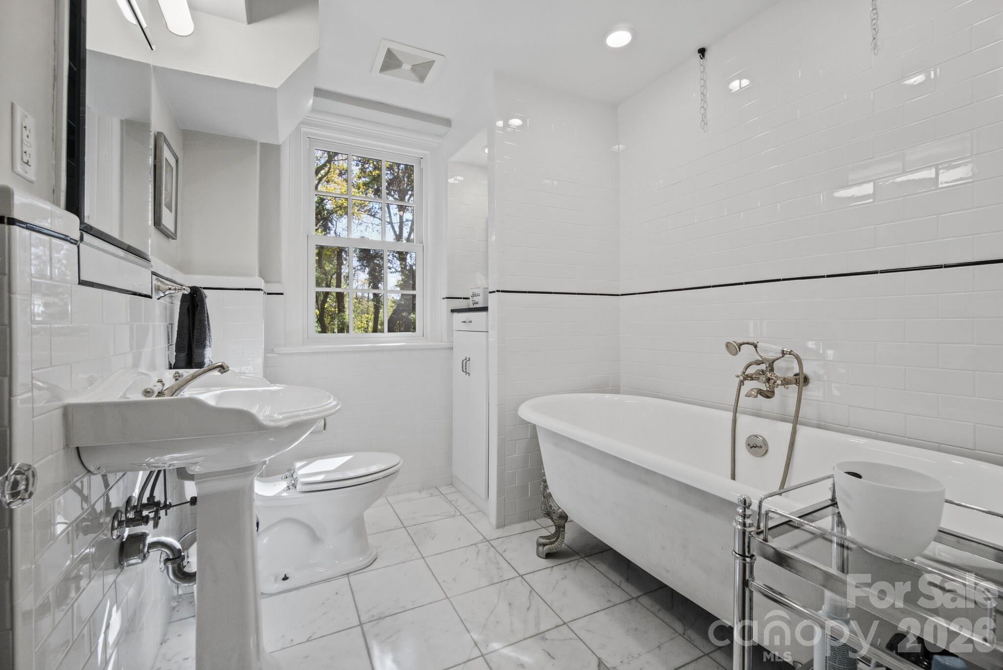 Marble Tile Floor - 185 Macon Avenue, Asheville