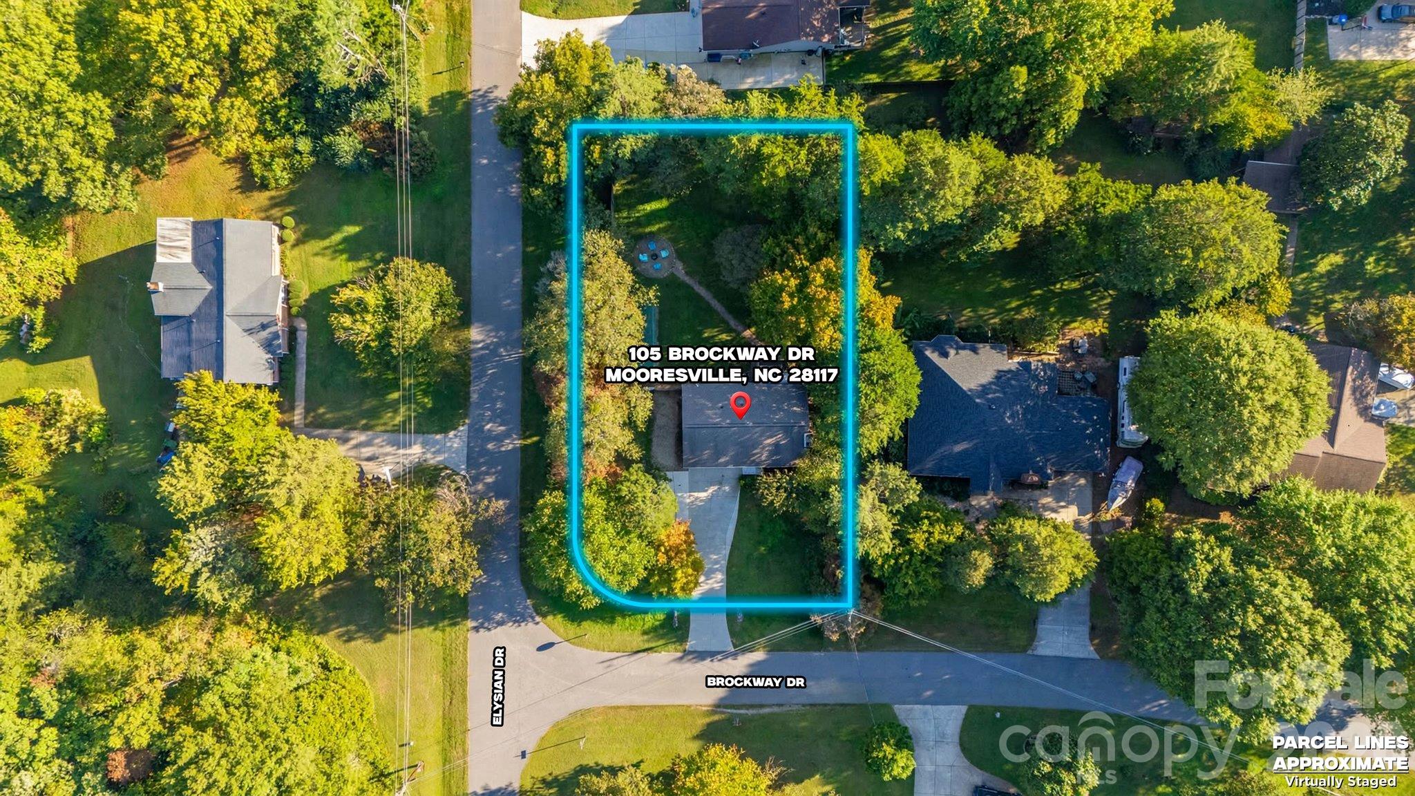 Located on a quiet and expansive corner lot - 105 Brockway Drive, Mooresville