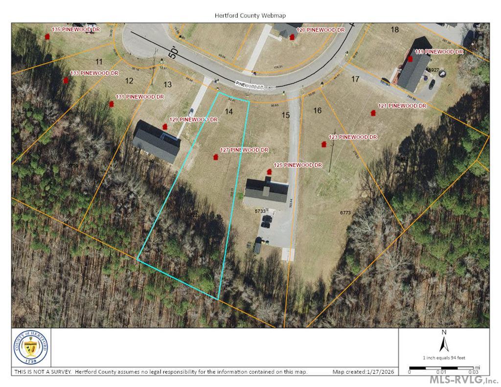Residential Lot-Restricted at 127 Pinewood Dr, Ahoskie NC 27910, photo 2 of 5