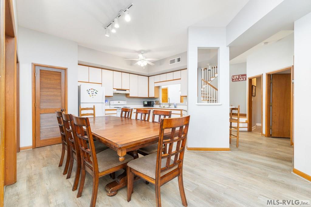 Lower Level Kitchen & Dining - 999 Hawthorne Dr, Bracey VA 23919