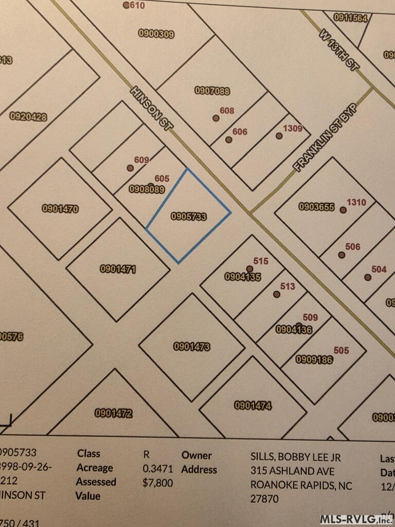 Residential Lot-Restricted at TBD Hinson, Roanoke Rapids NC 27870, photo 2 of 2