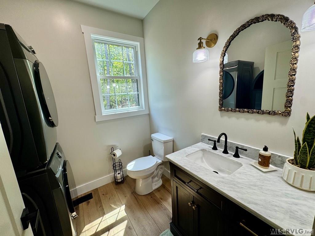 Bath with Laundry Area - 281 Powhatan Road, Clarksville VA 23927