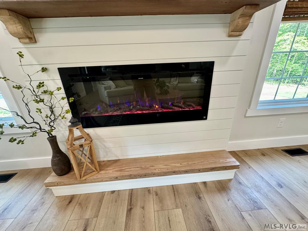 Electronic Fire Place - 281 Powhatan Road, Clarksville VA 23927