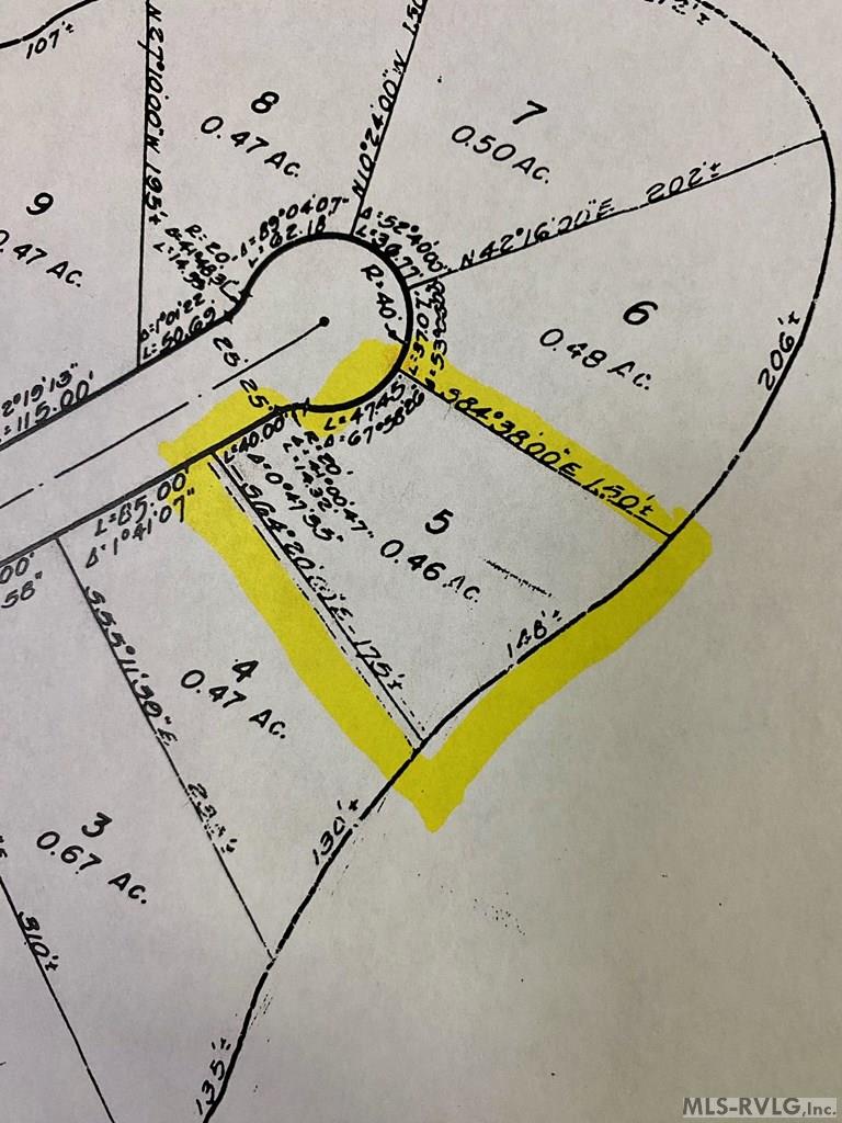 Plat - Lot 5 Palomino Road, Buffalo Junction VA 24529