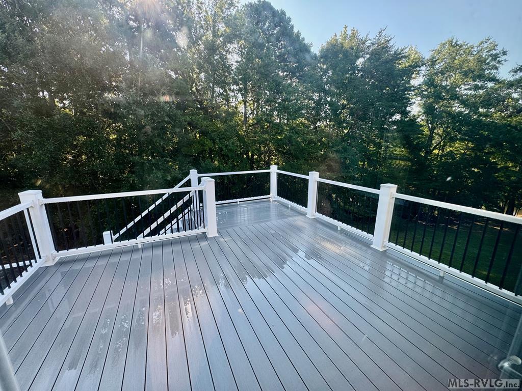 Balcony off Game Room - 285 Brady Way, Clarksville VA 23927