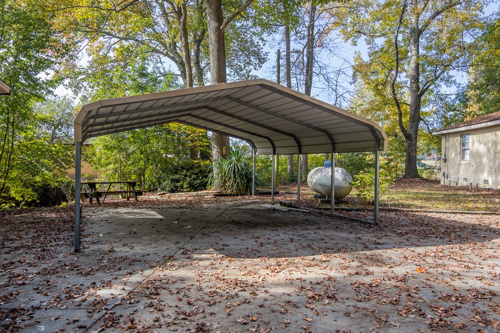 Detached Carport in the back yard - 2637 Hwy 48, Roanoke Rapids NC 27870