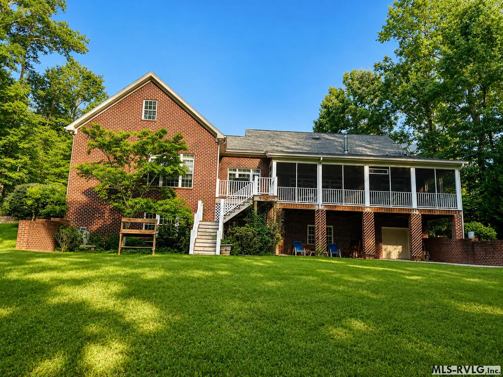 Rear of Home - 207 Sir Payton Dr., Clarksville VA 23927