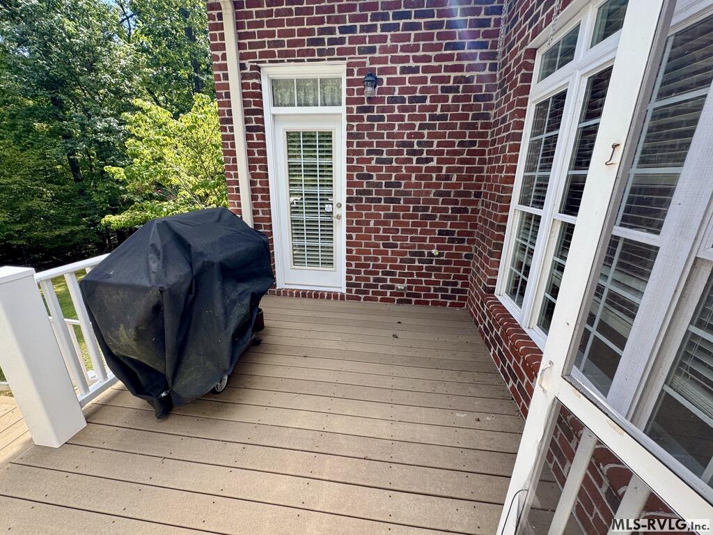 Deck off Primary Suite - 207 Sir Payton Dr., Clarksville VA 23927